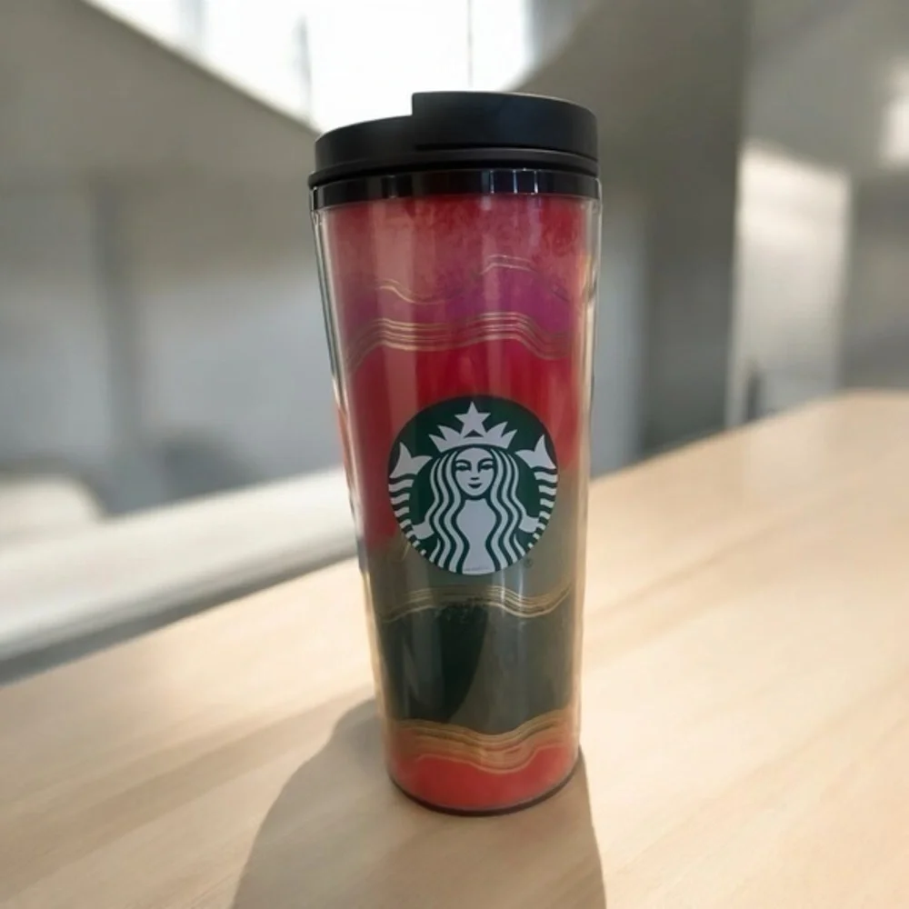 Starbucks 2021 Holiday Travel Tumbler - 16oz - Red and Green